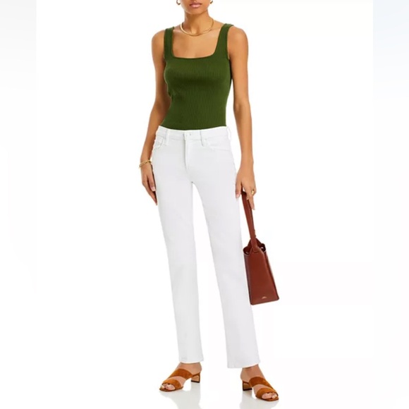 MOTHER NEW THE SMARTY PANTS SKIMP HIGH RISE JEANS IN TOTALLY INNOCENT SIZE 31 - Picture 2 of 7